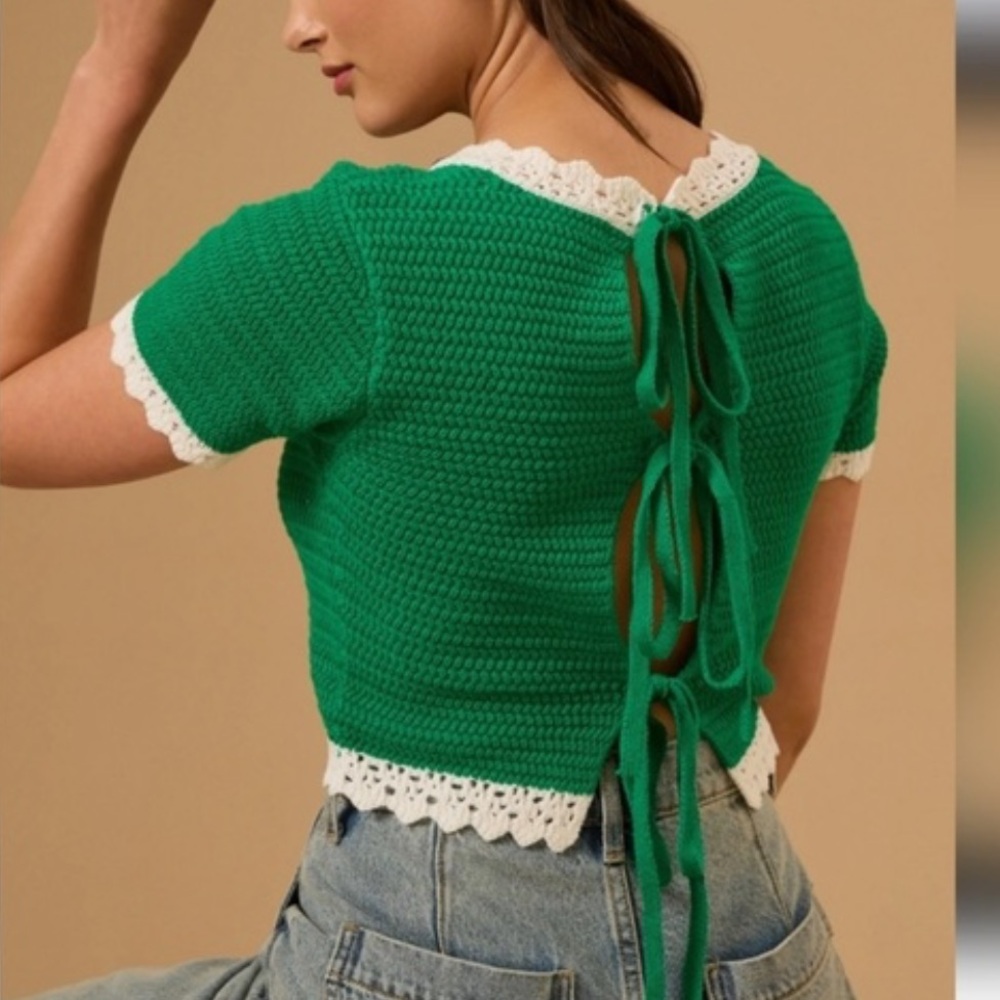 Altar'd State Tie Back Sweater